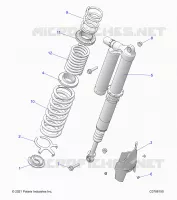 SUSPENSION, REAR SHOCK MOUNTING, ULTIMATE