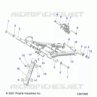 SUSPENSION, FRONT DREHMOMENTARM