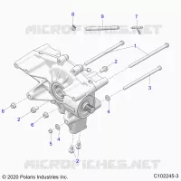 ANTRIEB, REAR GEARCASE MOUNTING