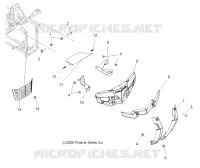 FRONTSTOSSSTANGE AND MOUNTING