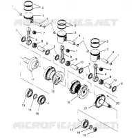 KOLBEN   KURBELWELLE 600 XCR 0951676 (4929132913C010)