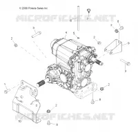 ANTRIEB, MAIN GETRIEBEGEHÄUSE MOUNTING