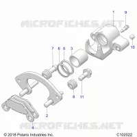 HINTERBREMSE CALIPER