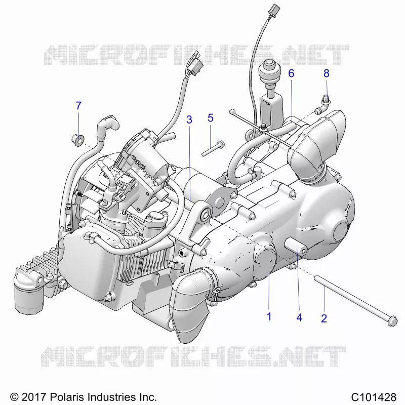 ENGINE, ENGINE AND ÃŒBERTRAGUNG MOUNTING