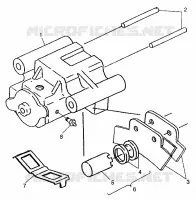 HINTERBREMSE Magnum 6X6 W97AE42A and Swedish Magnum 6X6 S97AE42E (4940754075C013)
