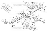 Schienen-Montage (SUSPENSION) 440 XCR 0971660 (4937893789B008)