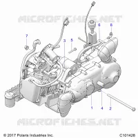 ENGINE, ENGINE AND GETRIEBELAGERUNG