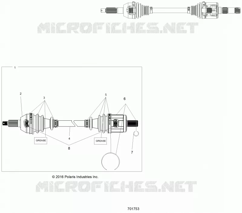 DRIVE TRAIN, GETRIEBE VORNE SHAFT