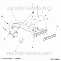 ENGINE, ABGASSYSTEM, HEADPIPE AND RELATED