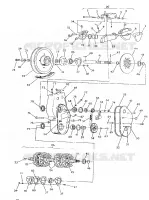 Bremse und Kettenkasten 650 and 650 SKS FROM SERIAL NUMBER 1839637 (4919261926031A)