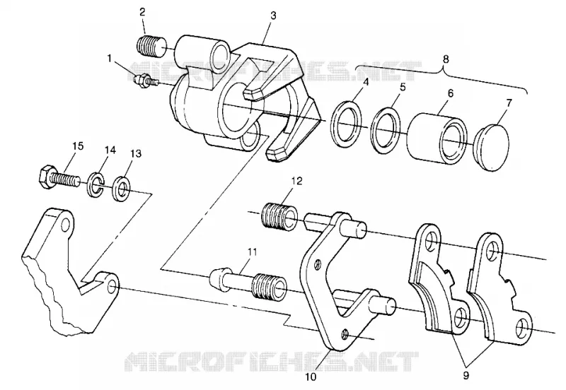 FRONT BREMSE Trail Boss W97AA25C (4940574057B006)