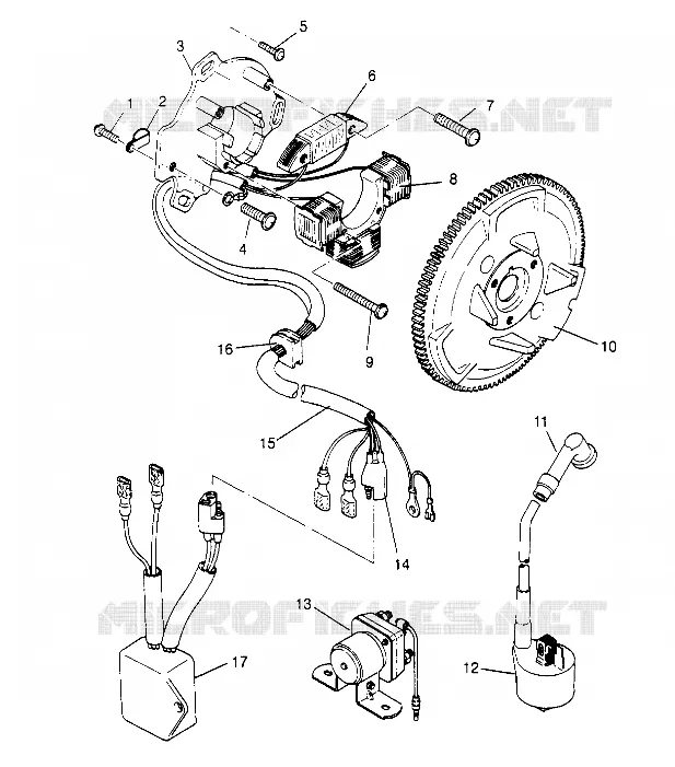 MAGNETO ASSEMBLY SPORT 400L W948540 (4927232723D001)