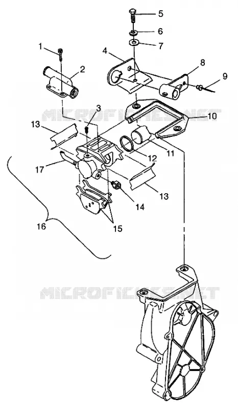 BREMSE 440 XC 0971760 (4937873787B007)