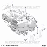 MOTOR, MOTOR AND TRANSMSSION MOUNTING