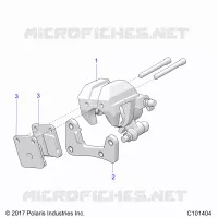 BRAKES, BREMSZANGE VORNE
