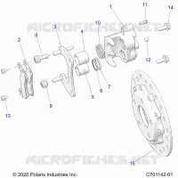 BRAKES, BREMSZANGE HINTEN