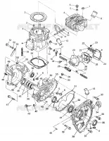 CRANKCASE AND ZYLINDER SWEDISH 4X4 400L S948140 (4926912691C012)