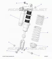 SUSPENSION, FRONT SHOCK MOUNTING, STANDARD/PREMIUM