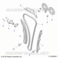 CAM CHAIN AND TENSIONER