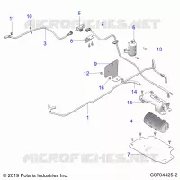 TREIBSTOFFTANK EVAP, CANISTER AND LINES