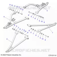 FRONT SUSPENSION CONTROL ARMS