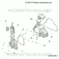 ENGINE, GENERATOR  COVER HVAC