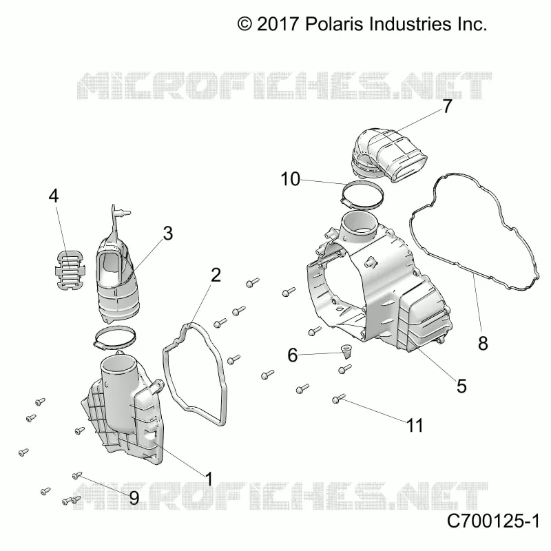 ENGINE, GENERATOR  COVER HVAC