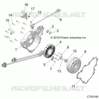 ENGINE, STATOR AND FLYRAD