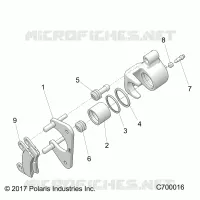 HINTERBREMSE CALIPER