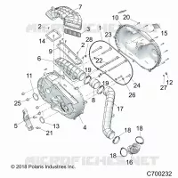 ANTRIEB, CLUTCH COVER AND DUCTING