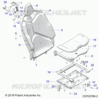 SITZ ASM. REAR