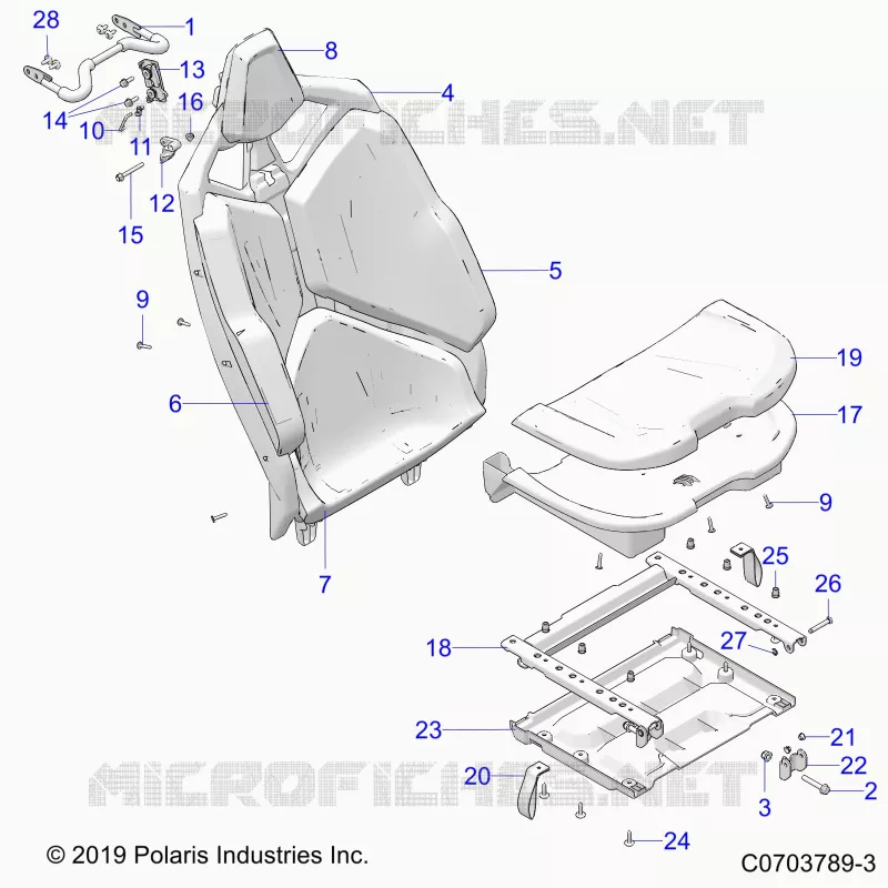 SITZ ASM. REAR