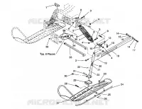 FRONT SUSPENSION AND SKI LITE/0933433,STARLITE/0933427 AND  LITE DELUXE/093 (4922972297010A)