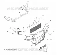 BUMPER VORNE SUPPORT AND HEADLIGHTS
