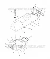 SITZ/GASBEHÄLTER ASSEMBLY 500 (4921252125005A)
