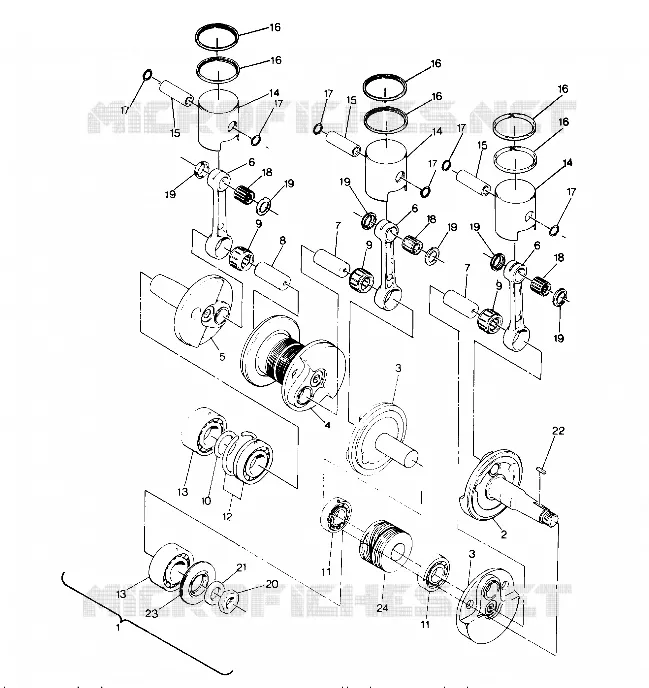 PISTON AND KURBELWELLE (4918391839025A)