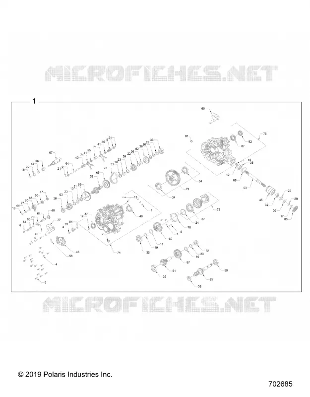 ANTRIEB, MAIN GEARCASE INTERNALS