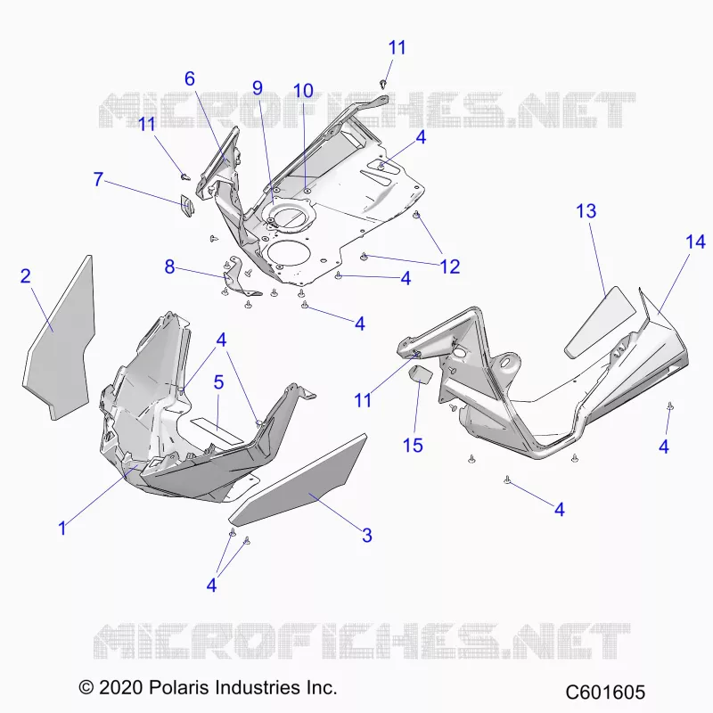 NOSEPAN ASM./FENDERS