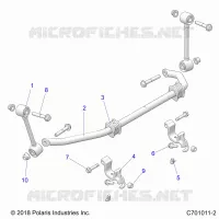 SUSPENSION, FRONT STABILISATORSTANGE