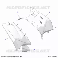 KAROSSERIE HINTEN CAB AND HEAT SHIELDS