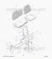 SITZ ASM. AND SLIDER
