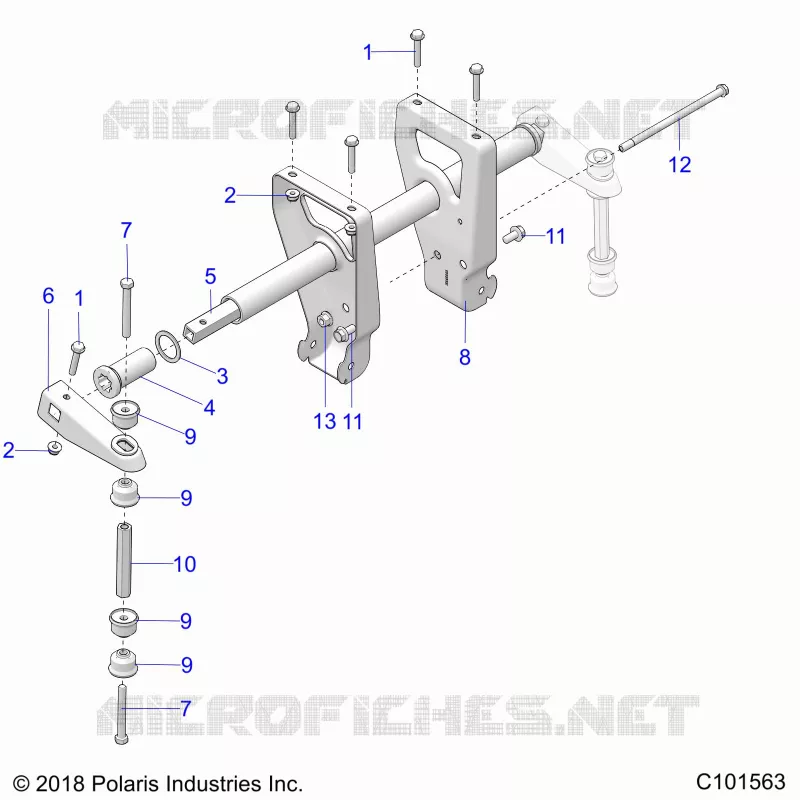 SUSPENSION, DREHSTAB