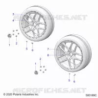 RADS, FRONT AND REAR (S/SP MODELS)