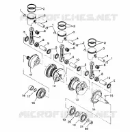 KURBELWELLE   KOLBEN SL 750 B944070 (4927012701025A)