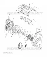 MOTOR, GEBLÄSEGEHÄUSE   RÜCKZUG ANLASSER