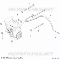 ANTRIEB, GEARCASE MOUNTING, REAR