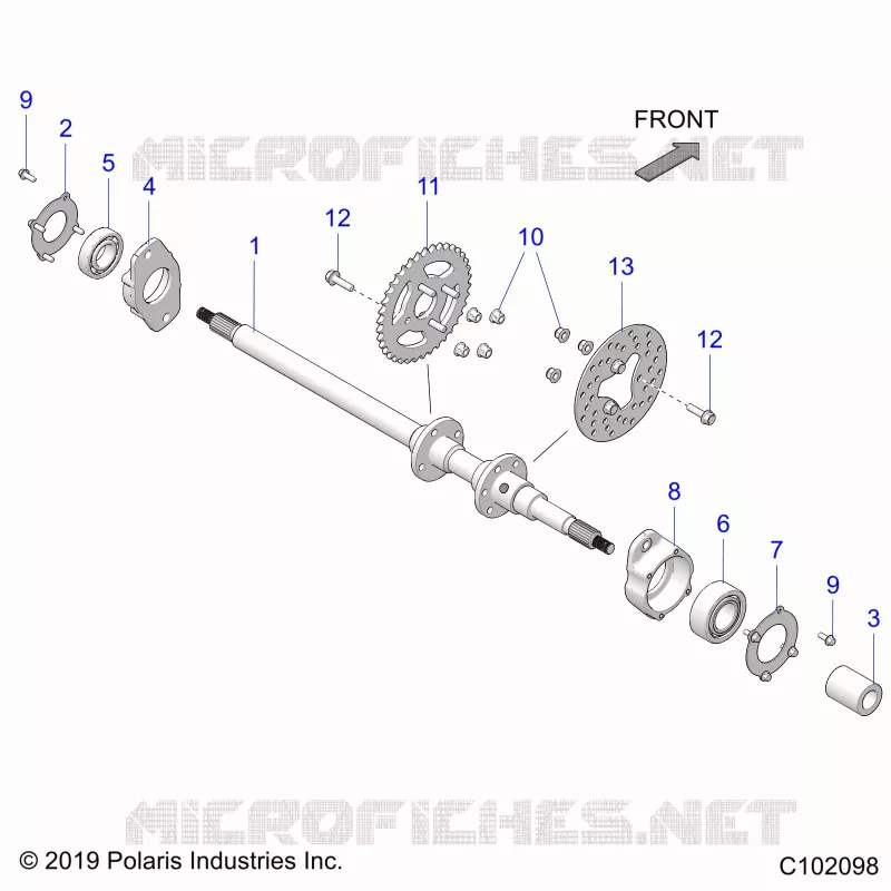 ANTRIEB, REAR AXLE