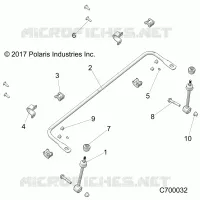 SUSPENSION, FRONT STABILISATORSTANGE- R21RRF99AK (C700032)