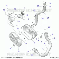 ANTRIEB, CLUTCH COVER AND DUCTING