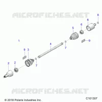 ANTRIEB, DRIVE SHAFT, FRONT
